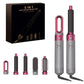 5 In 1 Hair Dryer And Styler Kit With Professional Hot Air Brush Curling Iron Hair Straightener For Curling And Straightening
