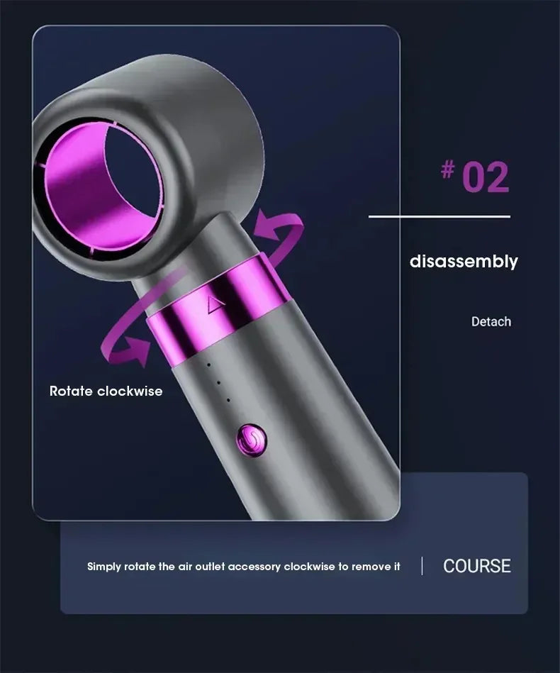 5-in-1 Hair Dryer with Straightener and Curler for Home Travel Salon Use, 110V/220V Negative Ion Fast Drying Styler Strong Wind