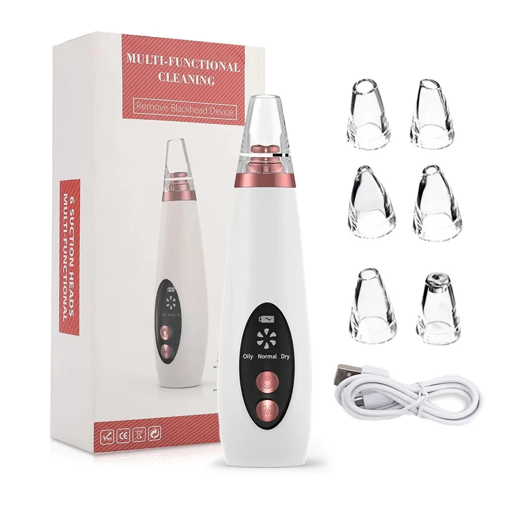 Blackhead Remover Pore Vacuum - JOREEN PLUS (Update)Electric Blackhead Remover Tool Acne Extractor Facial Cleansing Tool Kit,Sui