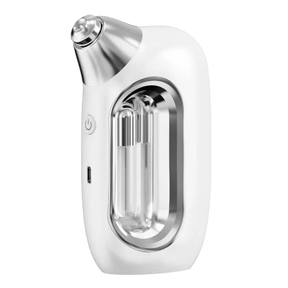 Handheld High Pressure Hydrating Facial Steamer Nano Ionic Mist Sprayer 5ml Detachable Essence Bottle Long-lasting Moisture Lock