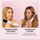 Hair dryer brush detachable 5-in-1 styling and drying system, fast drying, curl smoothing and styling, automatic curling iron