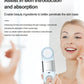 Hot Cold Facial Cleansing Brush Waterproof Face Scrubber Device Rechargeable Face Brush Electric Silicone Face Exfoliating Tool