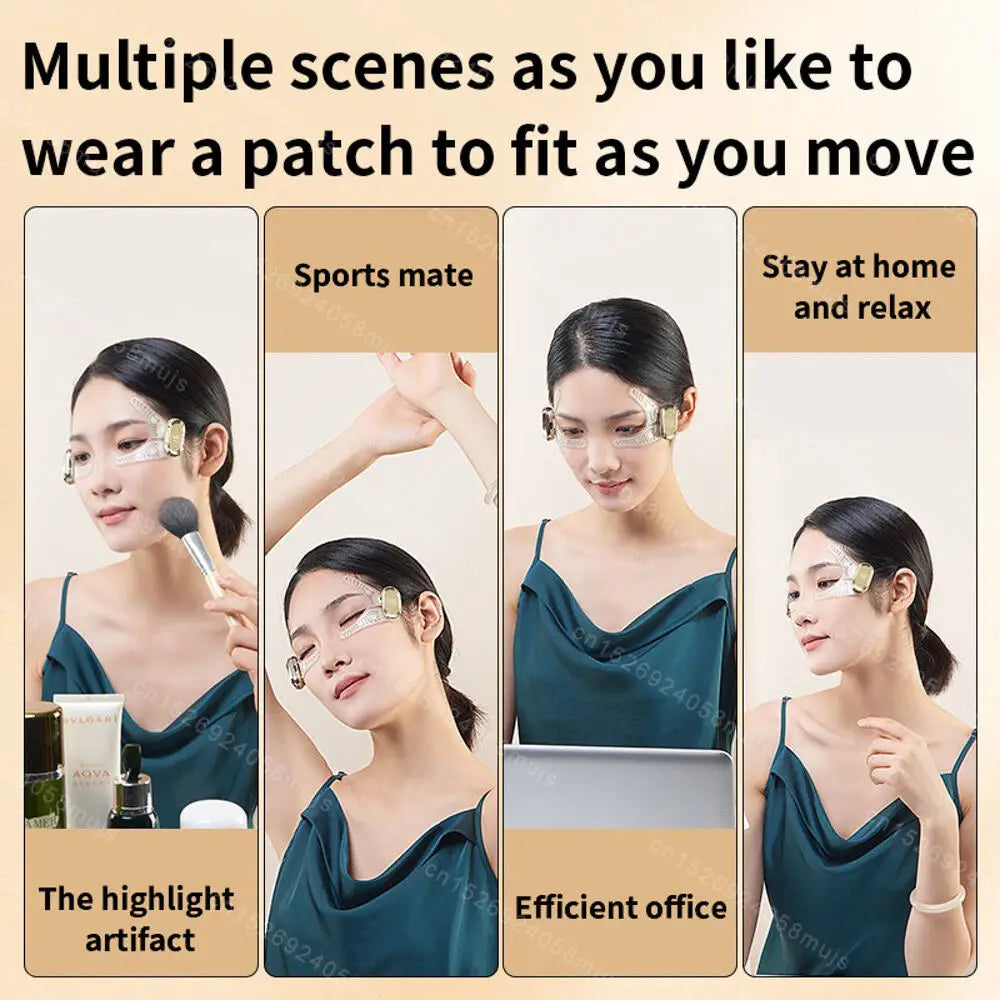 EMS Eye Care Device Face Beauty Massage Muscle Stimulator Facial Lifting Forehead Anti-Wrinkle Reduce Dark Circles Eyes Swelling