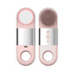 Hot Cold Facial Cleansing Brush Waterproof Face Scrubber Device Rechargeable Face Brush Electric Silicone Face Exfoliating Tool