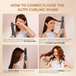 UKLISS 5 in 1 Blow Dryer Brush, Hair Dryer Brush Air Curler Air Curling Wrap Styler, Hot Air Brush Negative Ion Curler