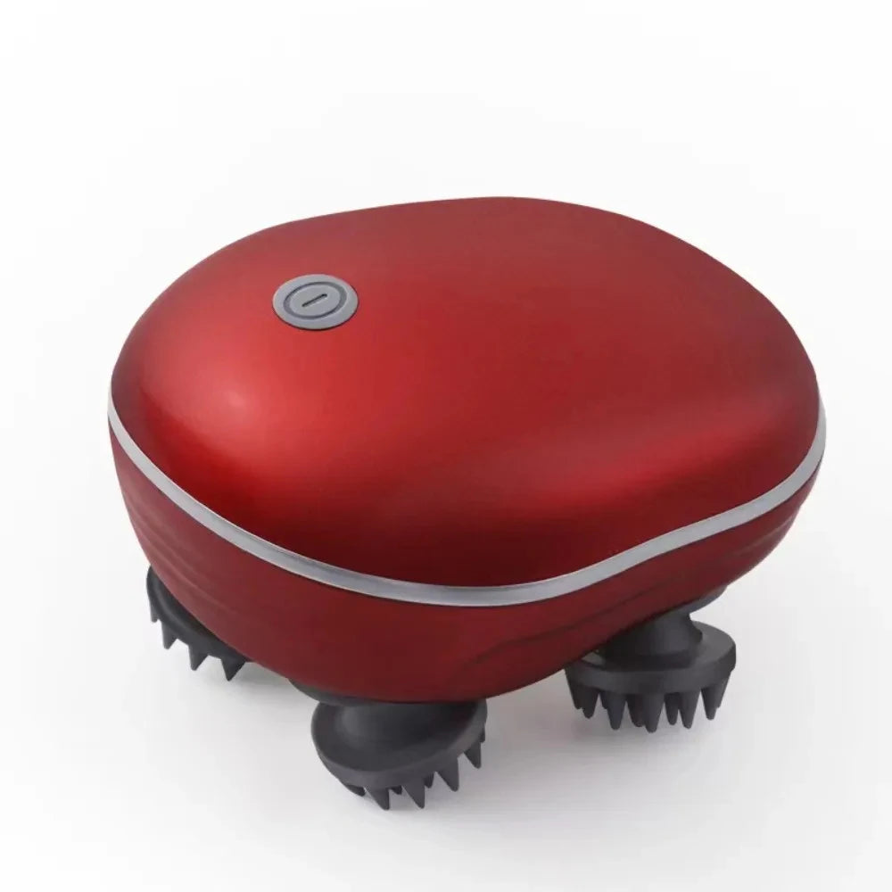 2-in-1 Electric Scalp Cleaner & Pet Massager – Deep Vibration Brush for Hair Wash & Pet Relaxation, Rechargeable & Easy to Clean