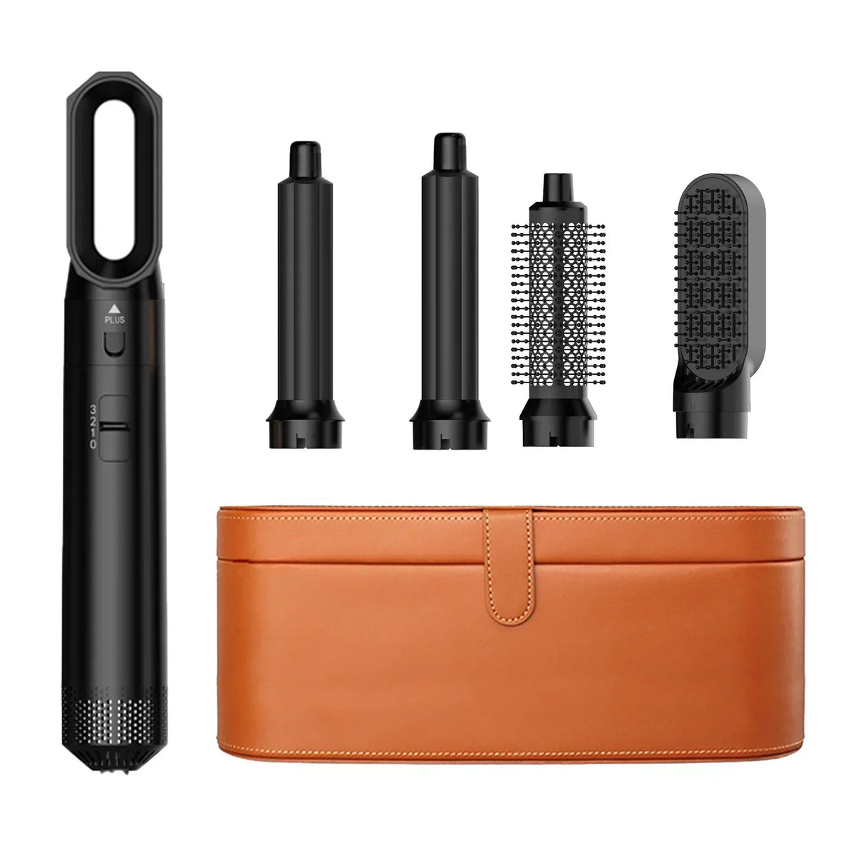5 In 1 Hair Dryer And Styler Kit With Professional Hot Air Brush Curling Iron Hair Straightener For Curling And Straightening