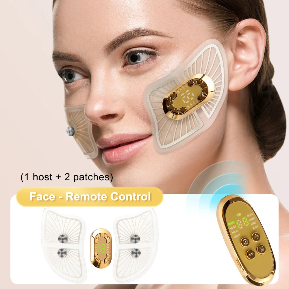 EMS Eye Face Massager Microcurrent Eye Care Device Facial Lifting Massage Reduce Dark Circles Eye Swelling Anti-Wrinkle