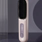 Women's Wireless Portable Hair Straightener, USB Rechargeable Negative Ion Hot Air Straightening Brush, Effectively Smooths Frizz, Makes Hair Shiny And Soft, Anti-Scald Design, 3 Temperature Settings, 30 Seconds Fast Heating,