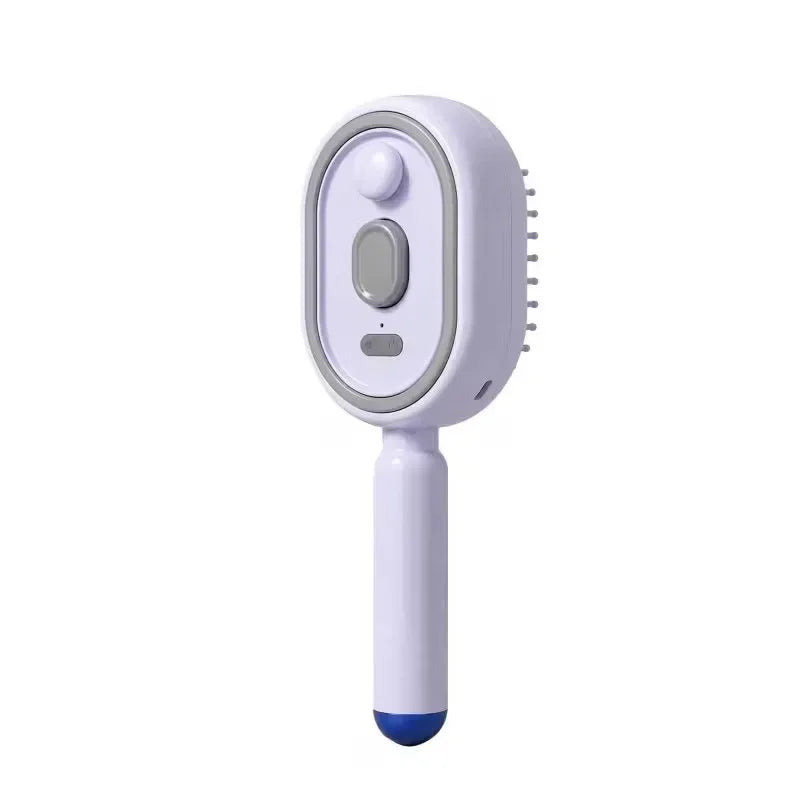 Electric Steam Brush with Water Spray Wet Electrics Hairbrush USB-C Charging for Detangling Smoothing Styling & Frizz Control S
