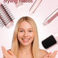 Hair dryer brush detachable 5-in-1 styling and drying system, fast drying, curl smoothing and styling, automatic curling iron