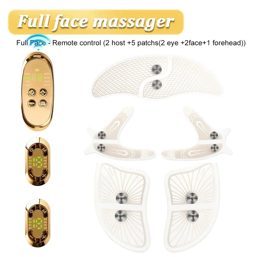 EMS Eye Care Device Face Beauty Massage Muscle Stimulator Facial Lifting Forehead Anti-Wrinkle Reduce Dark Circles Eyes Swelling