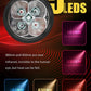 Blue & Red Light Therapy Device with 5 Wavelengths Near Infrared 900nm Light Therapy for Body Relief Acne Treatment Skin Health