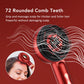 Electric Head Massager Hair Growth Comb Scalp Relax Massager 630nm Red Light Oil Applicator Anti-Hair Loss Hair Care Hairbrush