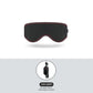 Heating Massage Eye Mask - Hot Compress Relieves Fatigue Dark Circles Aids Sleep 3 Gears Heat & Vibration (For Eye Strain)