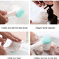 3D Double Silicone Facial Cleansing Brush Manual Massage Facial Brush Soft Bristles Exfoliator Double Sided Face Wash Brush