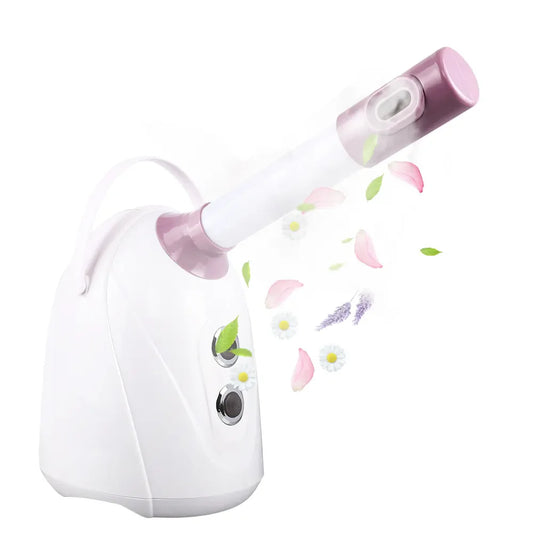 Facial Steamer Hot Cold Warm Mist Humidifier Face Deep Cleaning Vaporizer Nano Ionic Sprayer Salon Home Ozone Skin Moisturizer