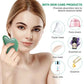 Rose Quartz Natural Jade Roller Massager Guasha Set Obsidian Amethyst Gouache Scraper Facial Lifting Massage Tools With Gift Box
